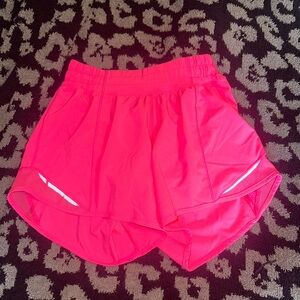 bright pink lulu shorts size 2 (2.5)